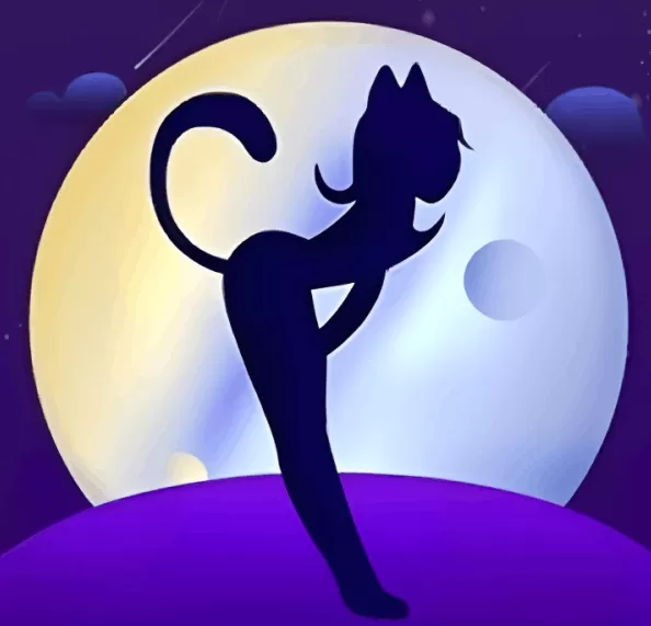 新月直播 logo